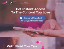 Tablet Screenshot of fluid.us