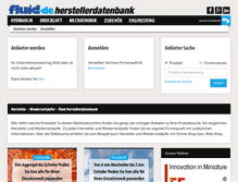 Tablet Screenshot of markt.fluid.de
